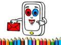Mobile Phone Coloring Book 