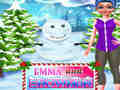 Emma and Snowman Christmas 