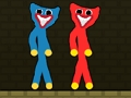 Red and Blue Stickman Huggy 