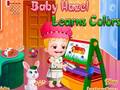 Baby Hazel learns colors 