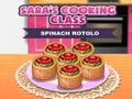 Sara’s Cooking Class Spinach Rotolo 