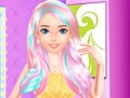 Fashion Rainbow Hairstyle Design 