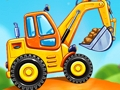 Games about trucks building a house 