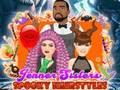 Jenner Sisters Spooky Hairstyles 