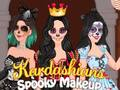 Kardashians Spooky Makeup 