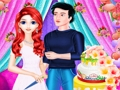 Mermaid Girl Wedding Cooking Cake 