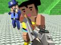 GunGame shooting warfare: blocky gangster 