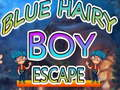 Blue Hairy Boy Escape 