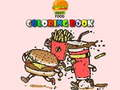 Fast Food Coloring Book 