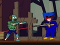 Huggy Wuggy vs Zombies 