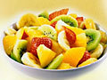 Cooking a fruit salad