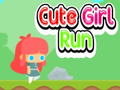 Cute Girl Run 