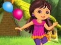 Dora in the garden 