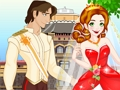 Long Hair Princess Wedding Dress up 