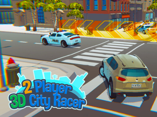 2 Player 3D City Racer 