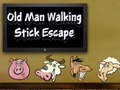 Old Man Walking Stick Escape 