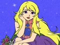 Princess Coloring Book Glitter 