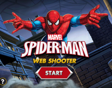 Spiderman shooting web 