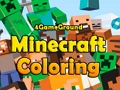 Minecraft coloring book 
