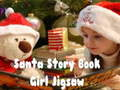 Santa Story Book Girl Jigsaw 