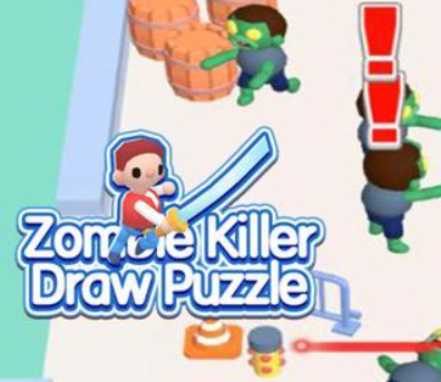 Zombie Killer Draw Puzzle 