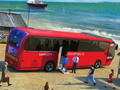 Floating water surface bus 