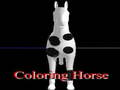 Coloring horse 