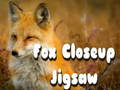Fox Closeup Jigsaw 