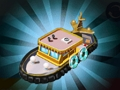 Racing boat 3d 