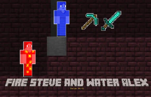 Fire Steve and Water Alex 