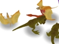 Dinosaurs Merge and Fight 