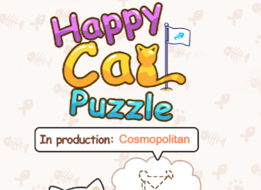 Fun puzzle with a cat 