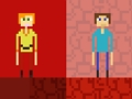 Stickman Steve vs Alex Nether 