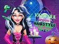 Vampira Spooky Hairstyle Challenge 