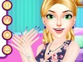 Beautiful manicure of the starry sky 2 