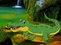 Crocodile Waterfalls Forest Escape 