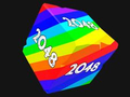 Cubes 2048 3D with Numbers 