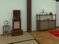Room with Lily of the Valley – Room Escape 