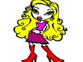 Easy Bratz Coloring 