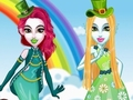 Green Vs Rainbow Fashion Battle 