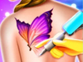 Barbie Funny Tattoo Shop 