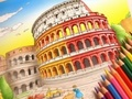 Coloring Book: The Roman Colosseum 