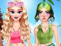 Summer Coconut Girl Dress Up 