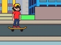 Skateboard Wheelie 