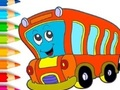 Coloring Book: Bus 