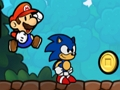 Super Mario and Sonic 