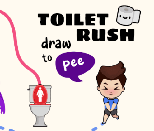 Toilet Rush: Draw To Pee 