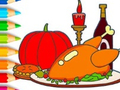Coloring Book: Thanksgiving Day 