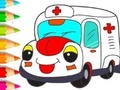 Coloring Book: Ambulance 