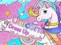 Unicorn Dress Up Coloring Book 